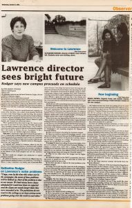 1991 Observer newspaper article